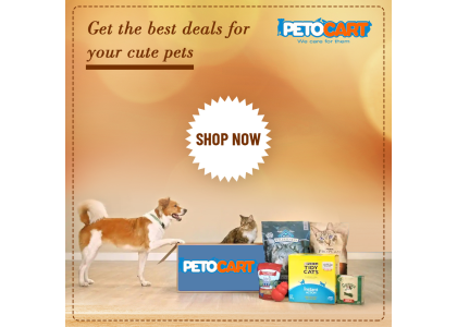 Shop for Most Trusted and Branded Pet Products Online at Peto Cart